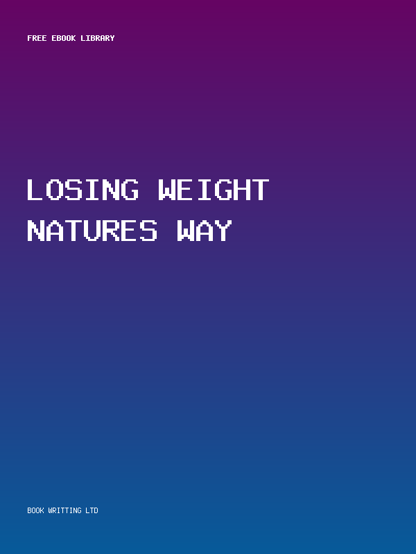 Losing Weight Natures Way
