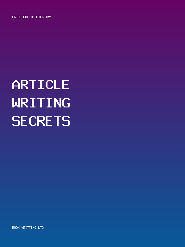 Article Writing Secrets